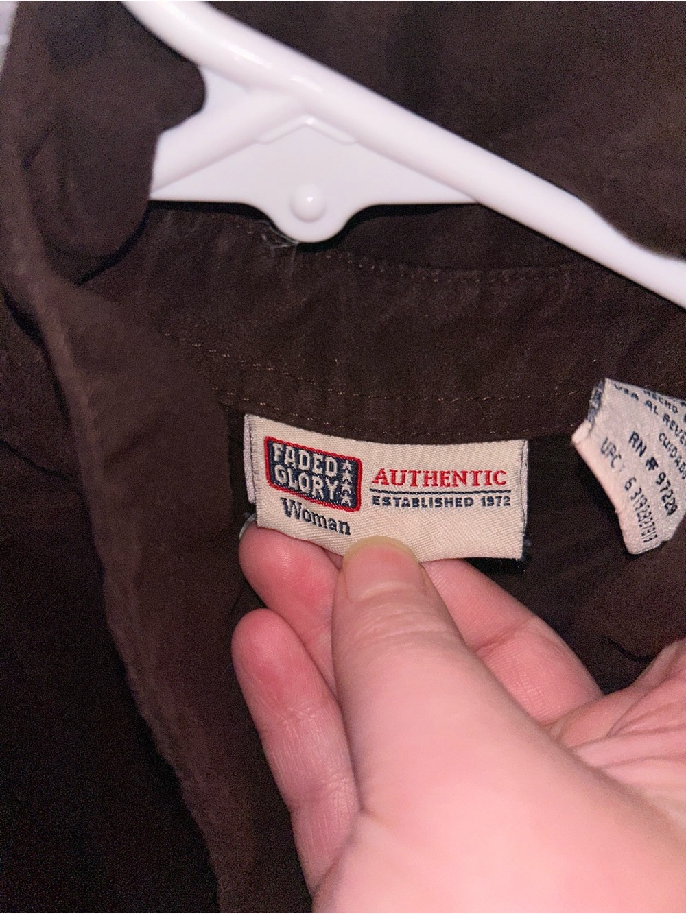 Faded Glory Woman Brown Utility Jacket